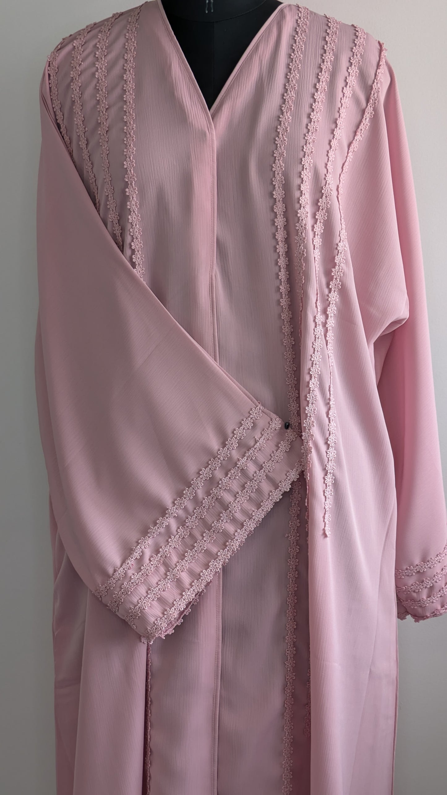 Asma Powder Pink Abaya