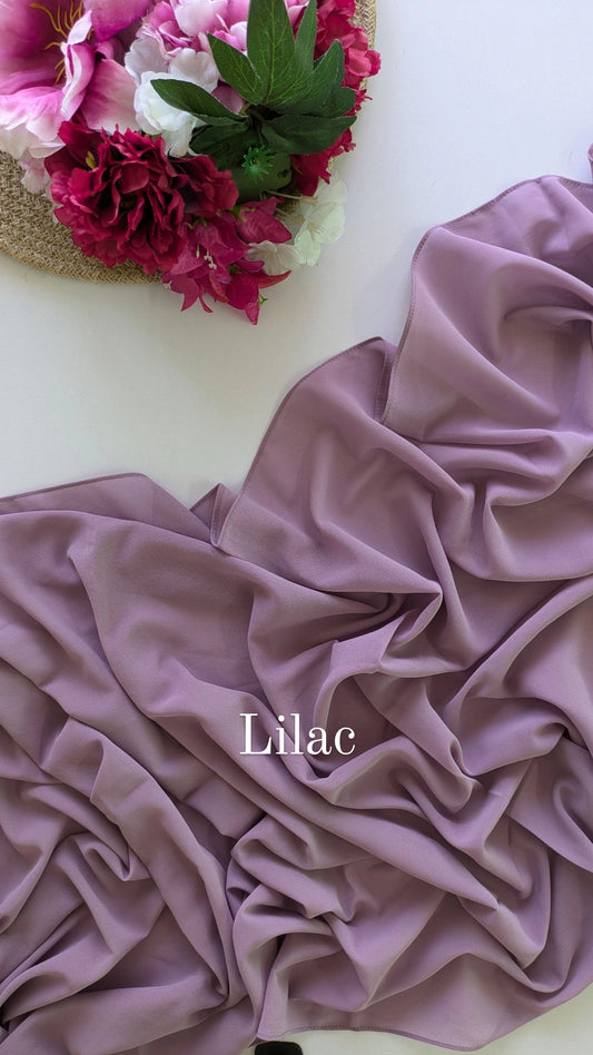 Shades of Purple Georgette Hijab