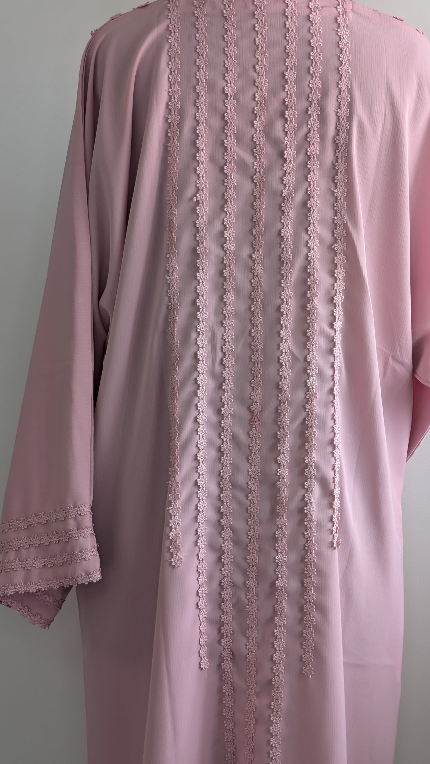 Asma Powder Pink Abaya