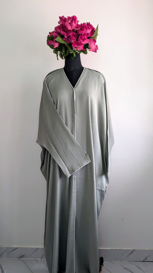 Ziah Mint Green Kaftan Abaya