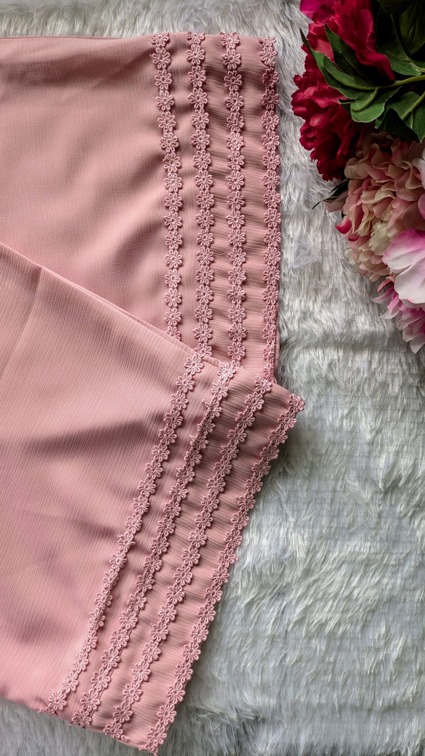 Asma Powder Pink Abaya